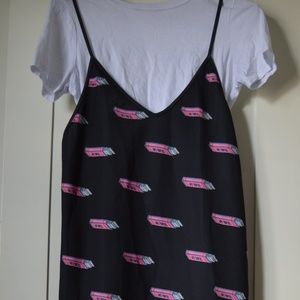 Bubble gum dress.